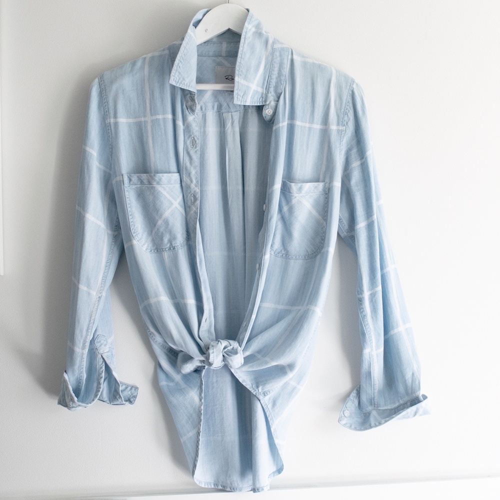 Rails L/S Button Front Soft Boyfriend Shirt - image 1